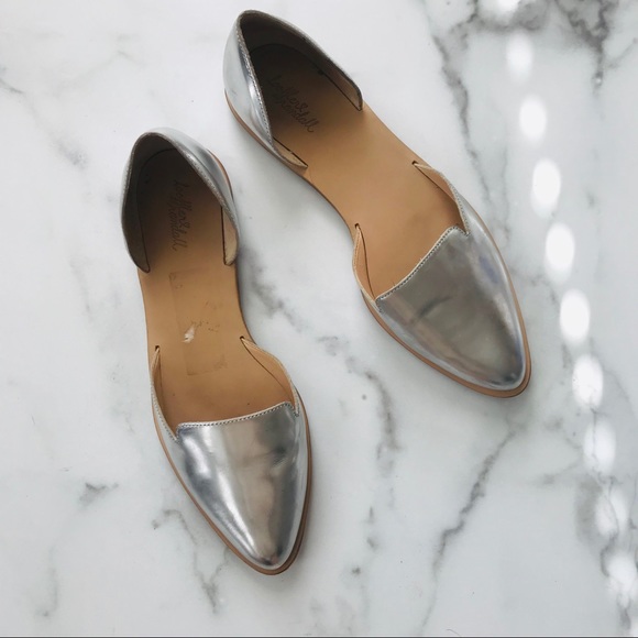Loeffler Randall Shoes - Loeffler Randall silver d’orsay flats